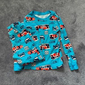 Kids fire truck/police car pajama set
